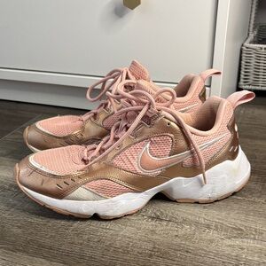 Nike Women's Blush and Metallic Sneakers